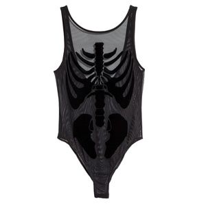DIVIDED Skeleton Bodysuit